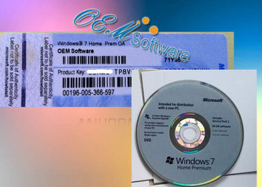Software X16 Blue Hologram Oem Windows 7 Coa Sticker