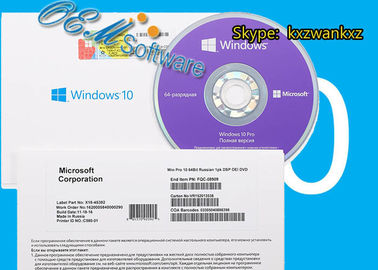 Laptop COA DVD Retail License Windows 10 Pro Oem Pack