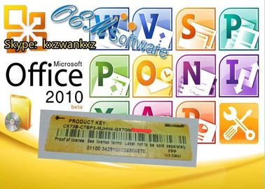 Full Version Office 2010 Professional FPP Key Card 2010 Pro PKC No DVD Inside