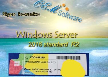 Slim Pack Windows Server 2016 R2 Standard Key OEM Software Coa Sticker License