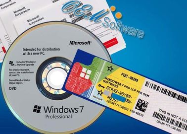 COA DVD Multi Language Windows 7 Professional Box