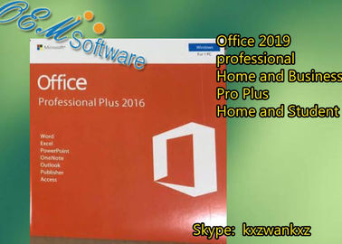 Original Office 2016 PKC Pro Fpp Key , Office 2016 Pro Plus Retail Key Dvd Box