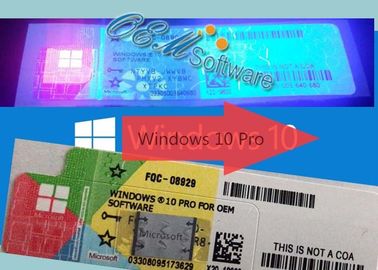Coa Sticker 2PC Windows 10 Professional License Key For Laptop
