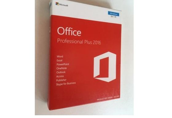 Original Office 2016 PKC 2Pc Office 2016 Pro Plus Retail Key