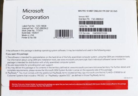 Original Computer Windows 10 Product Key Online Activation License