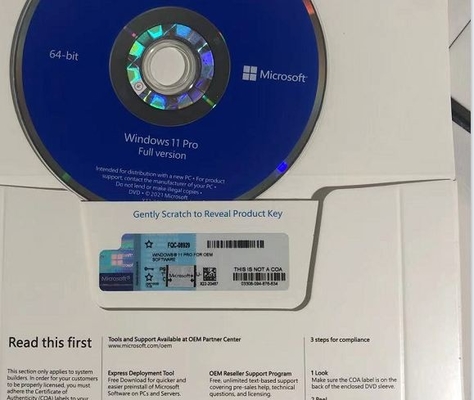 Microsoft Windows 11 Activation Key Code Win 11 Coa Sticker Oem Pack Box