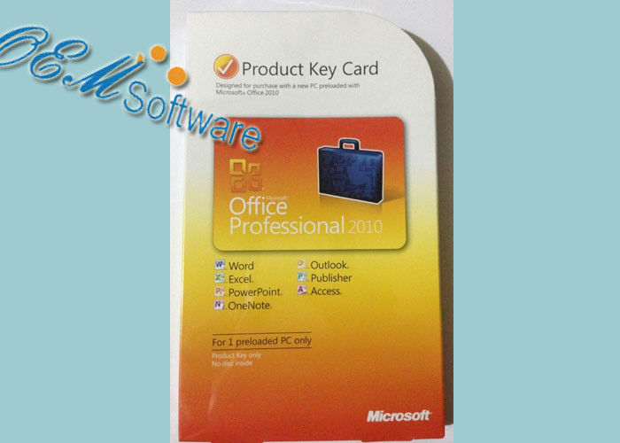PKC Office 2010 Professional Activation Key Card , Microsoft Office Home And Business 2013