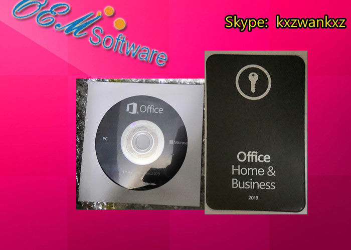 Online Active Microsoft Office Home And Business 2019 H &amp; B Retail Key Card PKC DVD Box