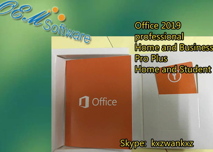 Original Office 2016 PKC Pro Fpp Key , Office 2016 Pro Plus Retail Key Dvd Box