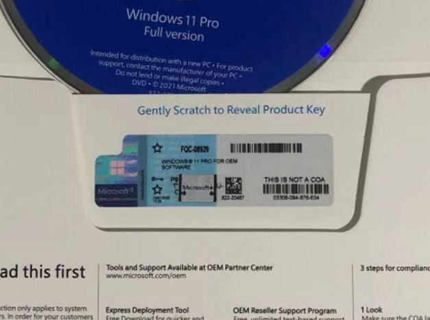 Coa Sticker Online Activation Windows 11 Pro / Home License Key